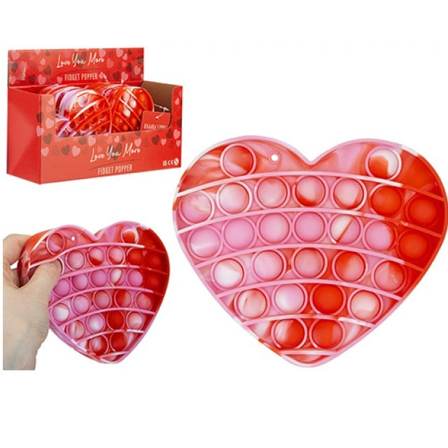 Love You More Hjerte Fidget Popper | Popit