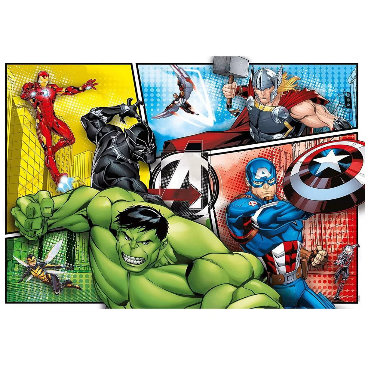 Clementoni Super Color Puslespill 104 Brikker | Marvel Avengers