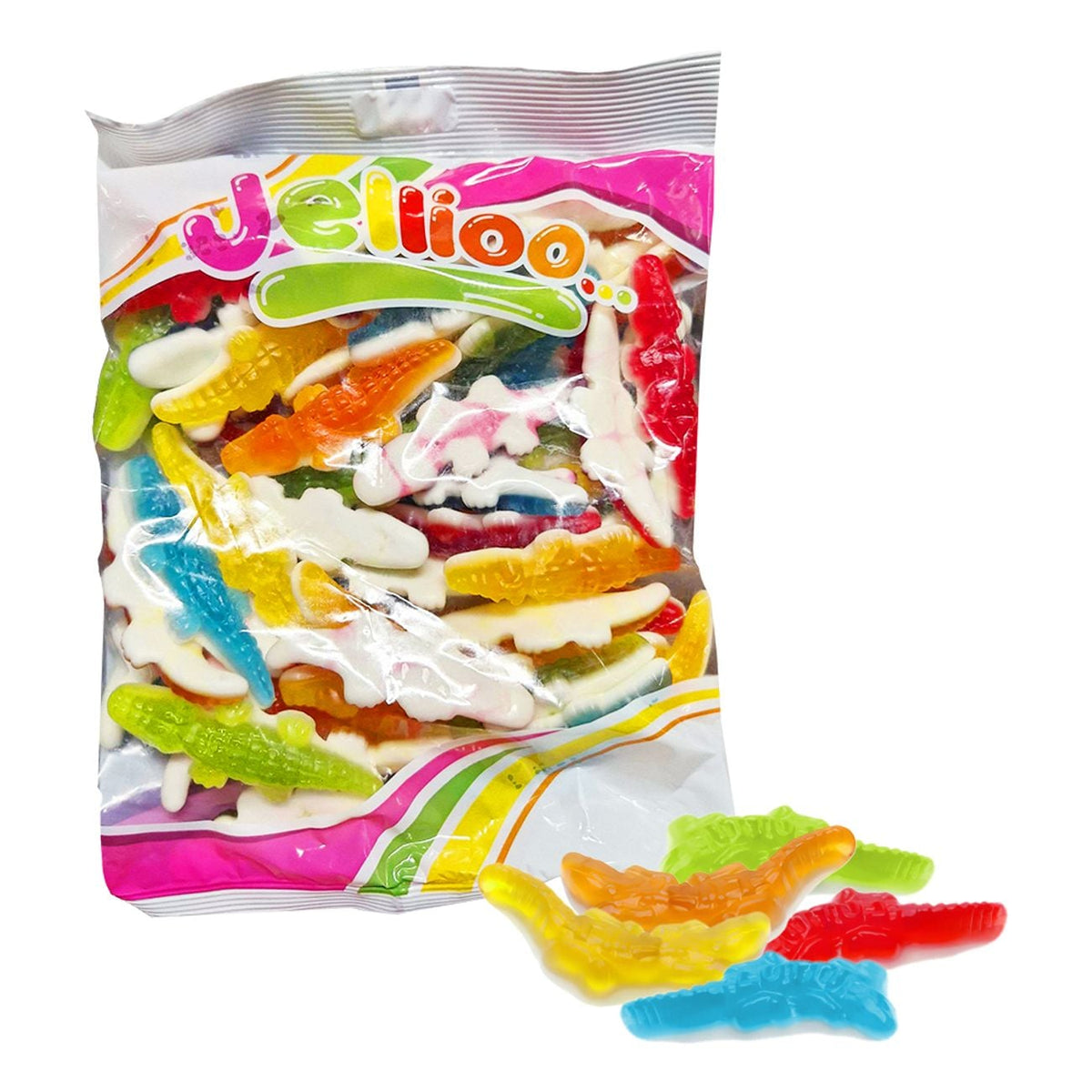 Jellioo Store Krokodiller 1kg | Storpakk
