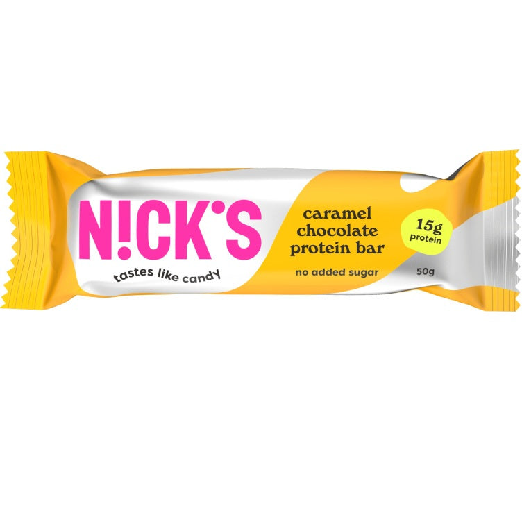 Datodeal- Nick's Protein Bar Caramel Chocolate 50g