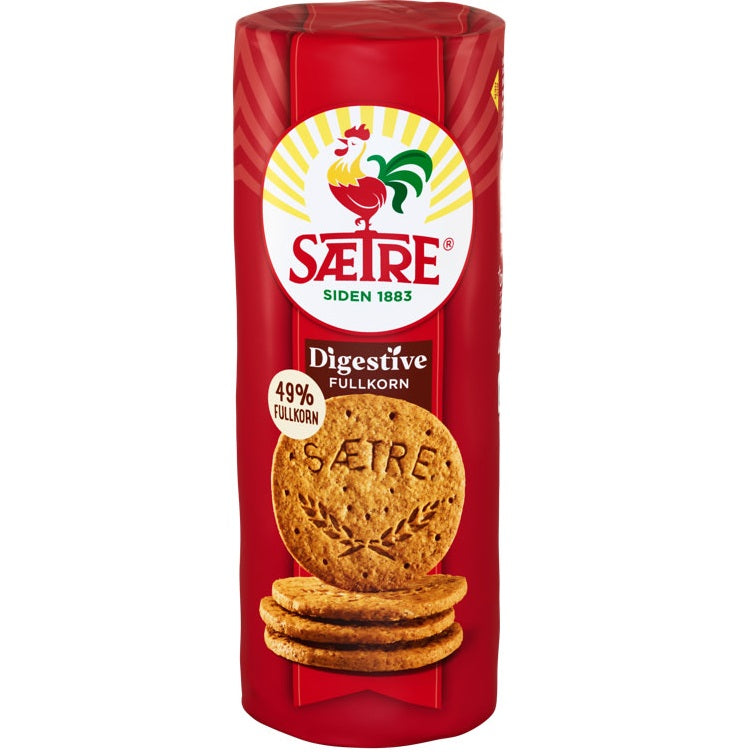Datodeal- Sætre Digestive Fullkorn Kjeks 400g