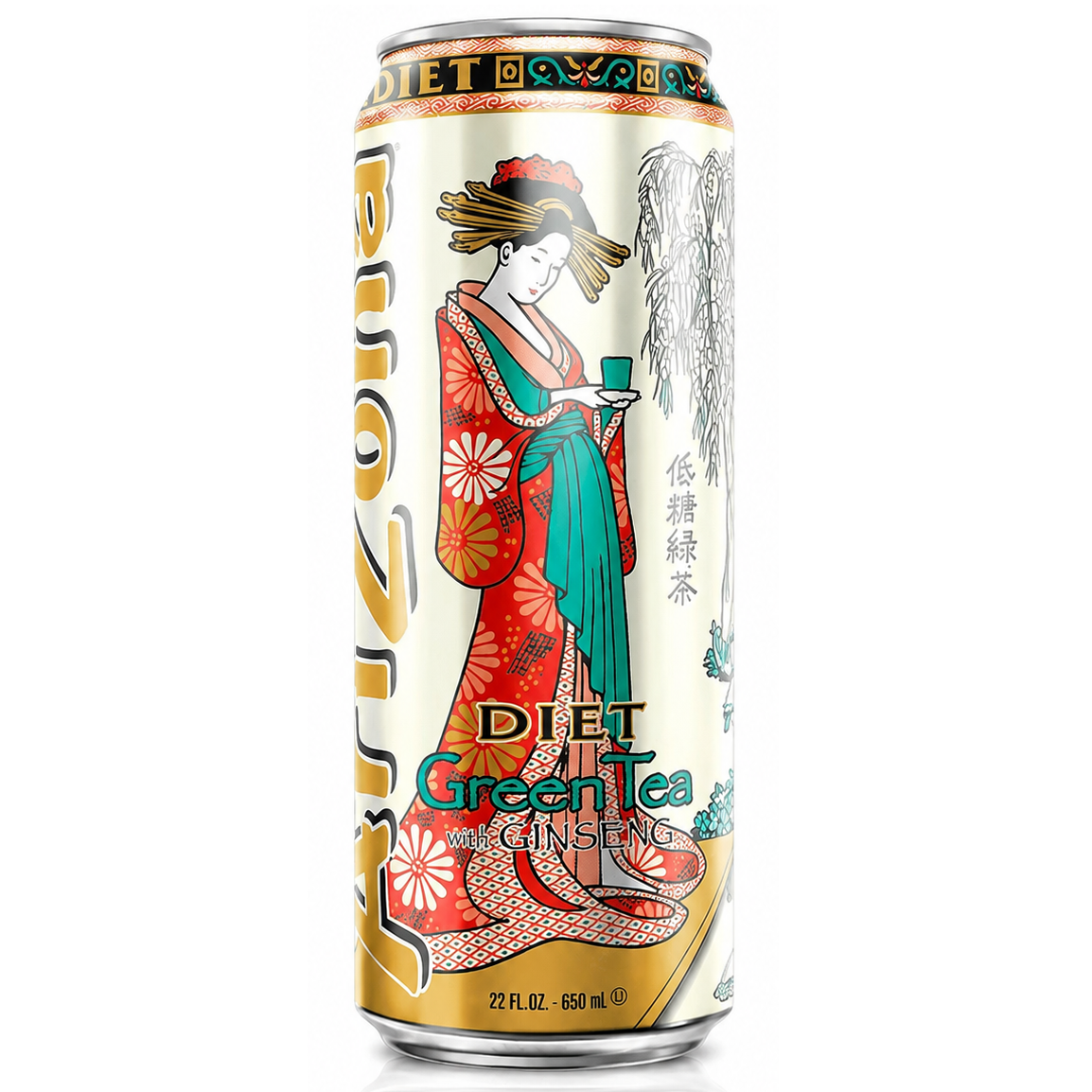 Arizona Green Tea With Ginseng Diet 650ml