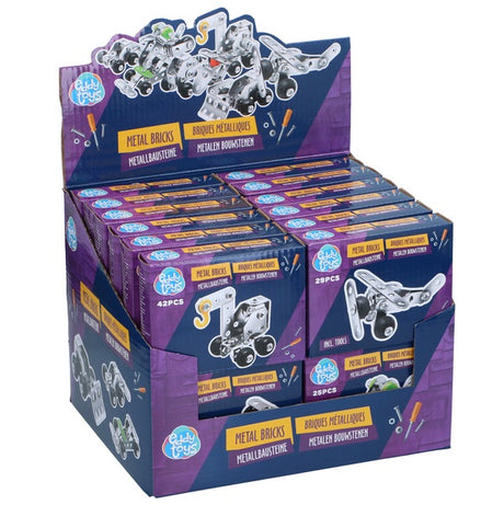 Mini Byggesett Metall | 8 ulike | Eddy Toys