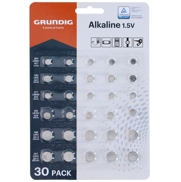 Grundig Ulike AG Button Cell Battery 30 - pack