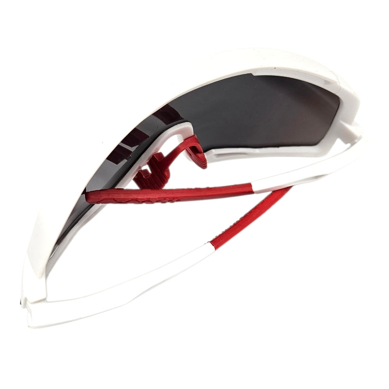 Sportsbrille Active Vision | Hvit & Rød | Fastshades