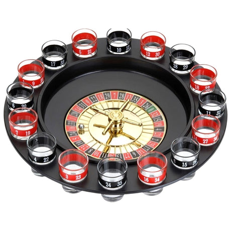 Roulette Drikkespill Sett | Perfekt for Festen