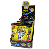 Brain Blasterz Sour Wormz 16x100g | Storpakk sur vingummi