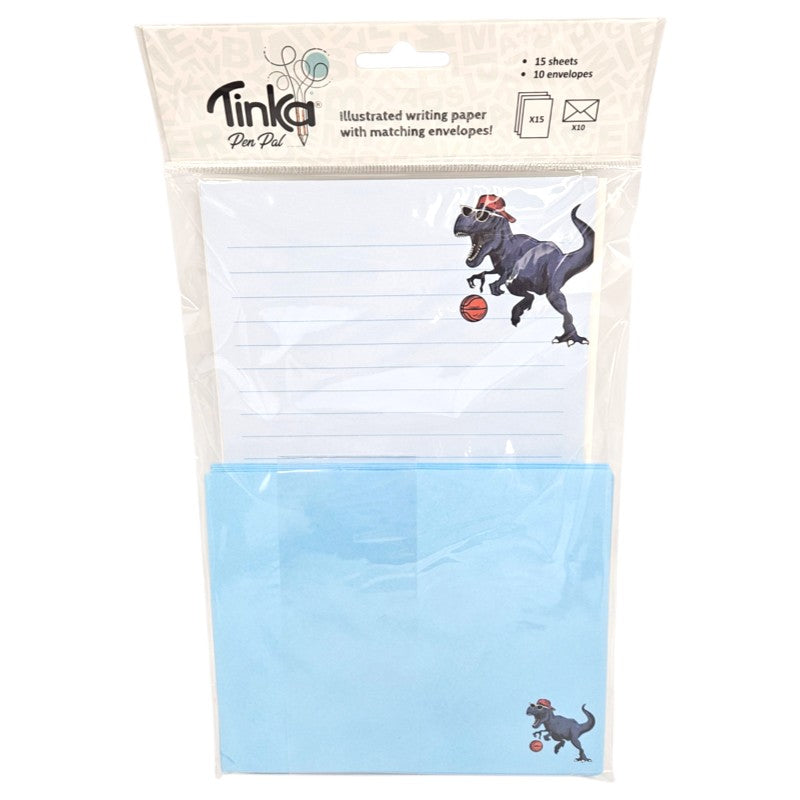 Tinka Stationery Football | 15 sheets + 10 envelopes