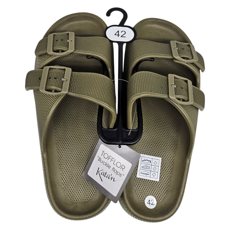 Myke Sandaler Buckle Flops 41-45 | Flere farger