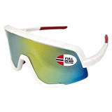 Sportsbrille Active Vision | Hvit & Rød | Fastshades