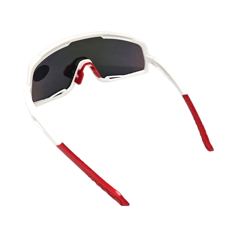 Sportsbrille Active Vision | Hvit & Rød | Fastshades