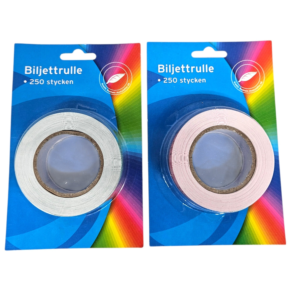 Billettrull 250 stk lek og rollespill