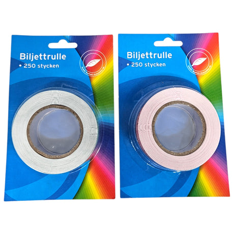 Billettrull 250 stk lek og rollespill