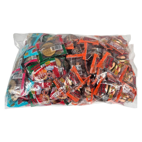 Gummi Zone Fast Food Blanding 1kg | Storpakk