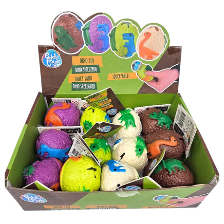 Dinosauregg Skviseleke med figur inni | Eddy Toys