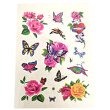 Midlertidige Tatoveringer Blomster & Sommerfugler 280stk