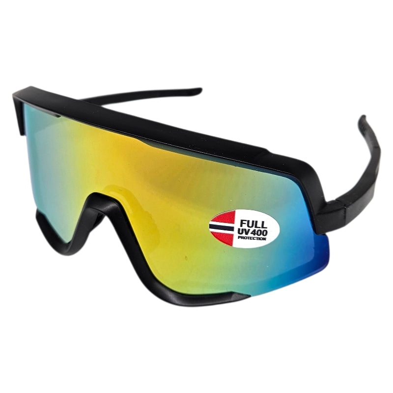 Sportsbrille Active Vision | Sort med farget glass | Fastshades