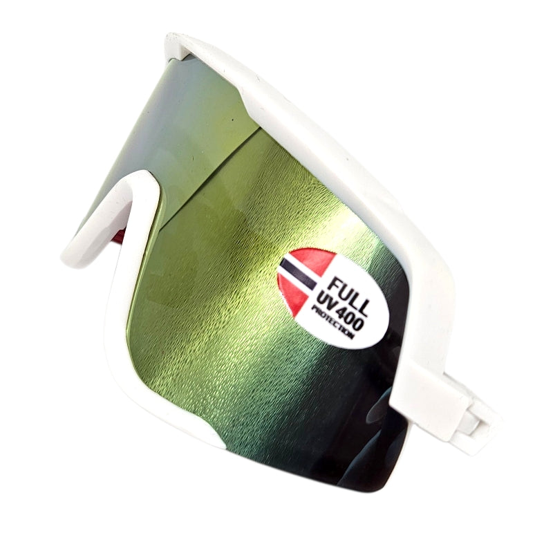 Sportsbrille Active Vision | Hvit & Rød | Fastshades