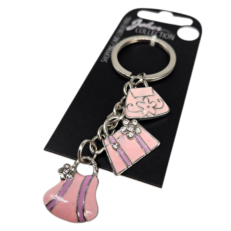 Nøkkelring Metall Rosa Vesker | Dekorativ