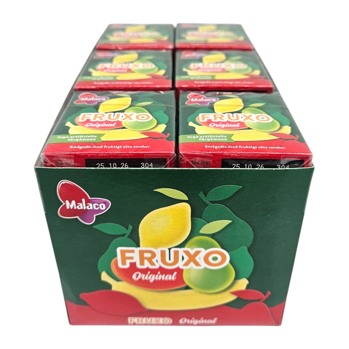 Malaco Fruxo Pastiller 30x20g | Storpakk