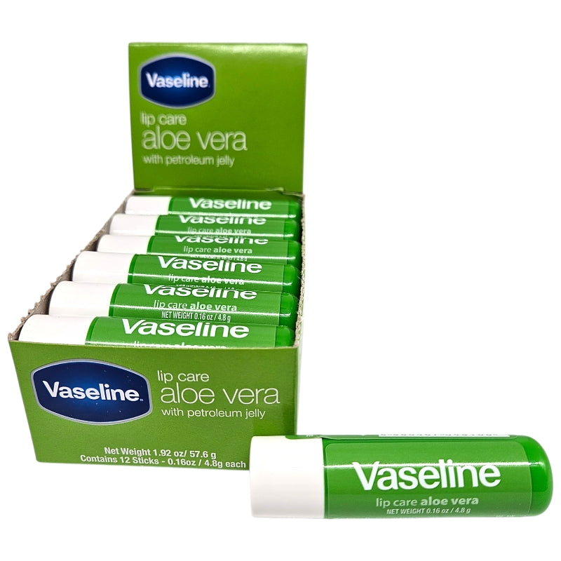 Vaseline Lip Therapy Aloe Vera 12x4,8g | Storpakk