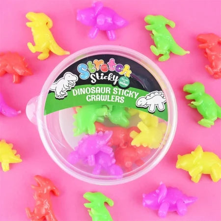 Wall Crawler Dinosaur 12pk | Stretchy Dinosaurer