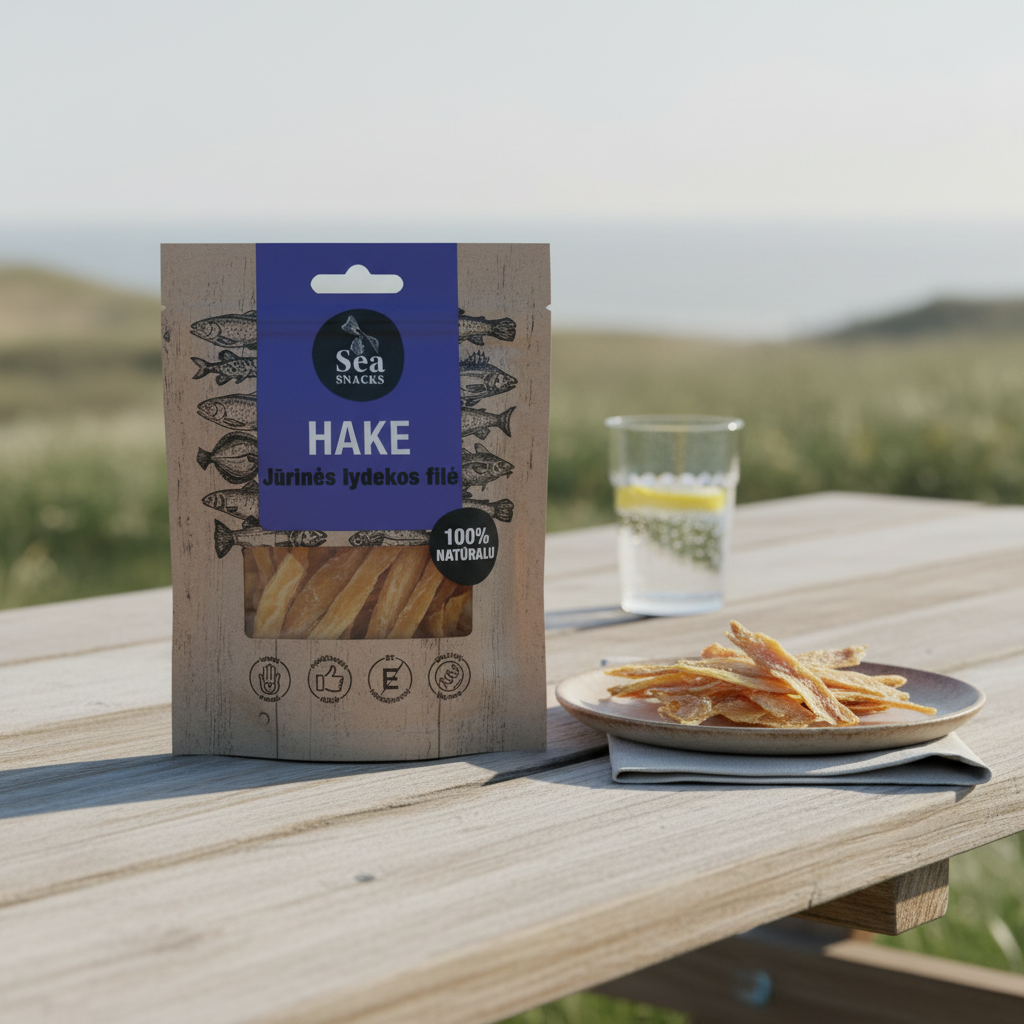 Sea Snacks Tørrfisk Tørket Lysing 30g