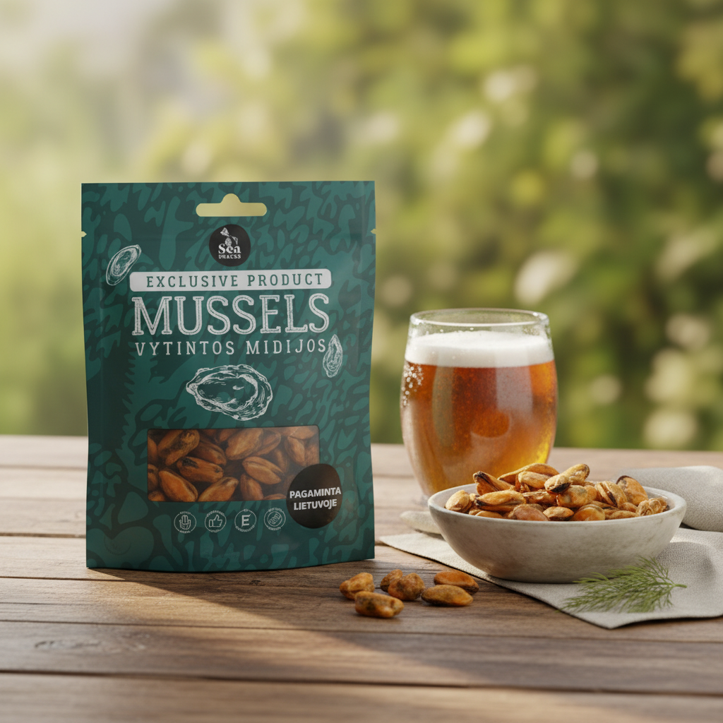 Sea Snacks Tørrfisk Tørkede Blåskjell 30g