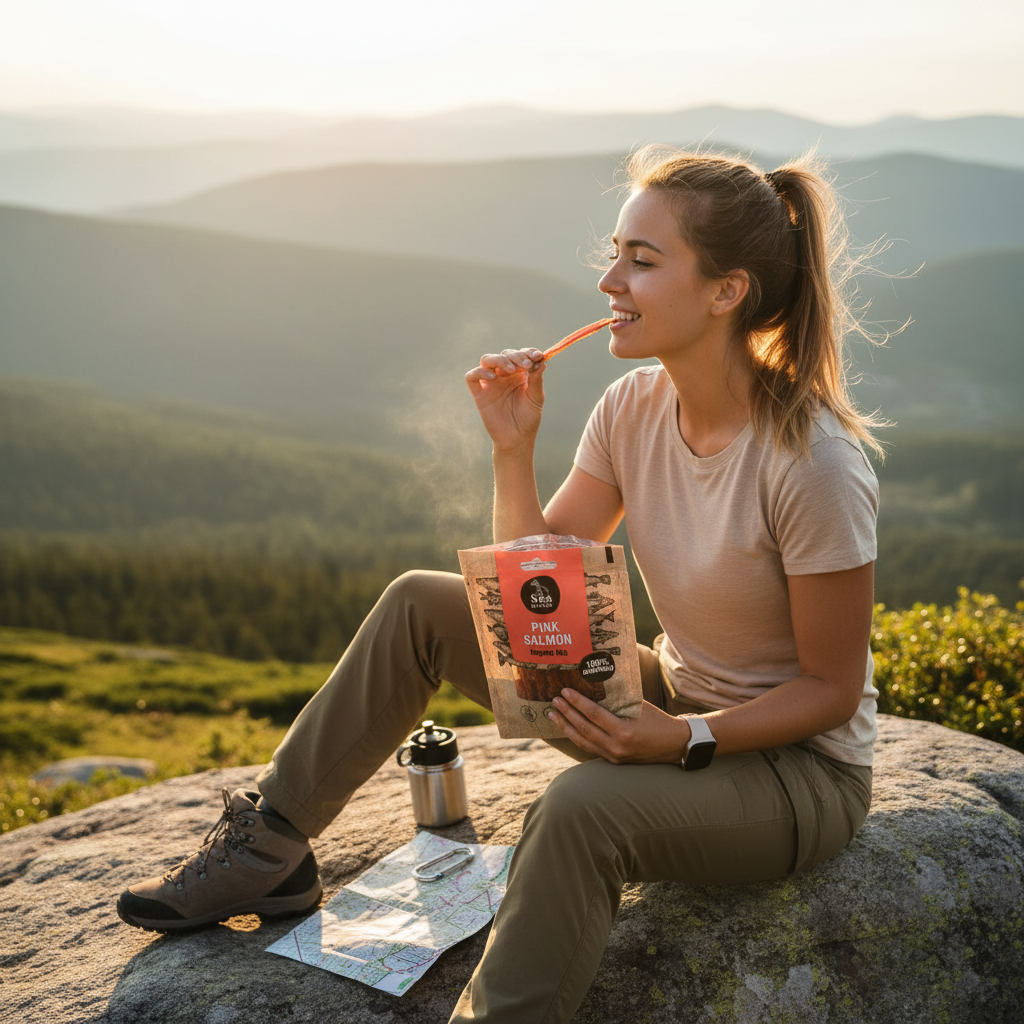 Sea Snacks Tørrfisk Tørket Laks 30g