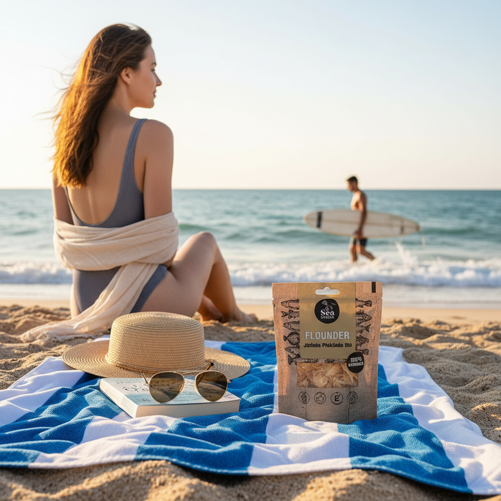 Sea Snacks Tørrfisk Tørket Rødspette 30g
