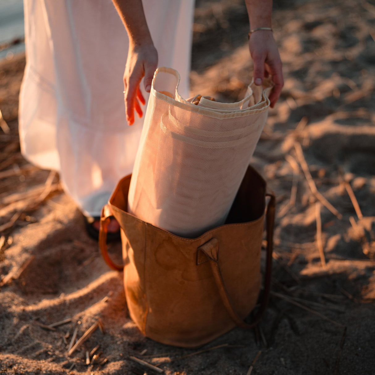 Sandfri Strandmatte 200x150cm | Perfekt til Strand
