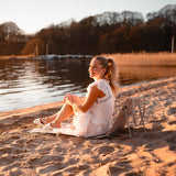 Foldbar Strandmatte med Ryggstøtte | 149x50cm