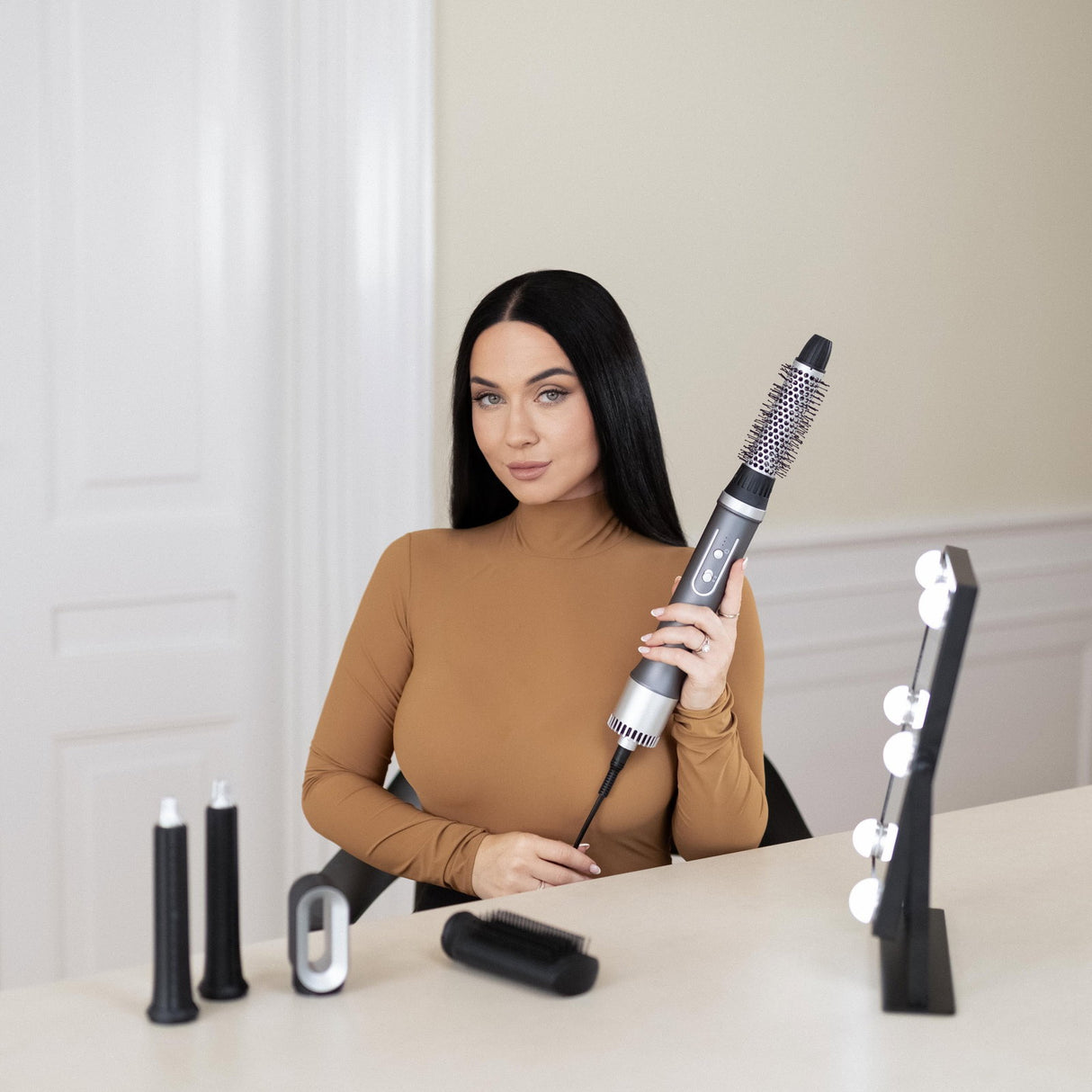 GLAM Airstyler 5-i-1 | Tørk, Krøll & Style Håret