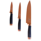 Knivsett Rosegull 3 Deler | Scandinavian Collection