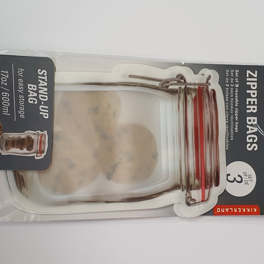 Kikkerland Reusable Bags For Storage