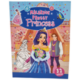Painting &amp; Coloring Book Princess 32 pages