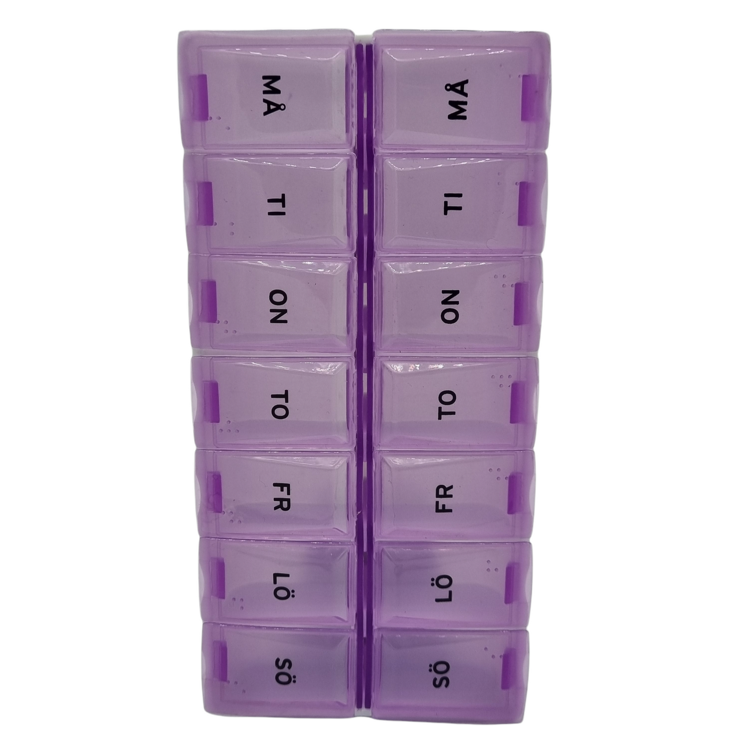 Pilleboks 7dager | 2 Rader