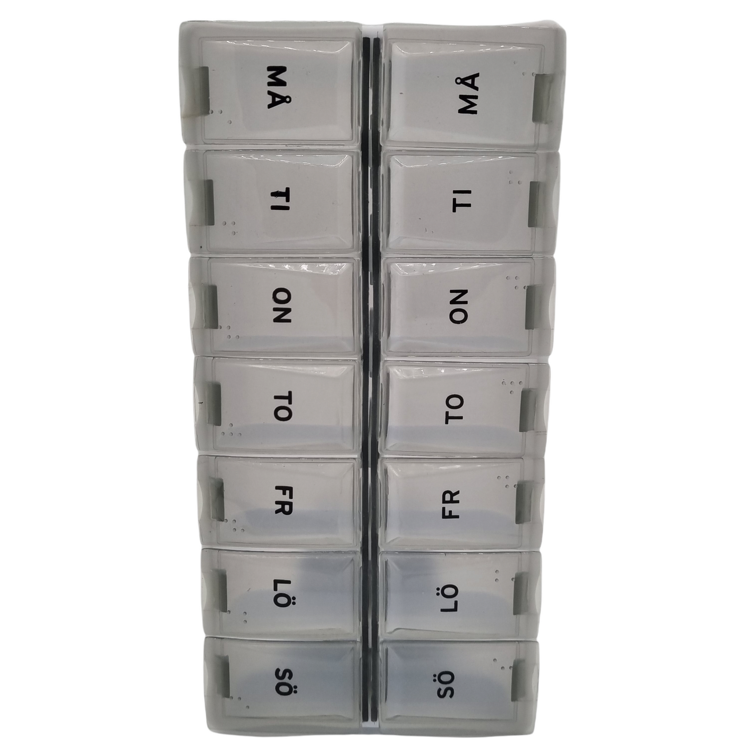 Pilleboks 7dager | 2 Rader