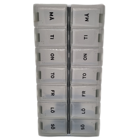 Pilleboks 7dager | 2 Rader