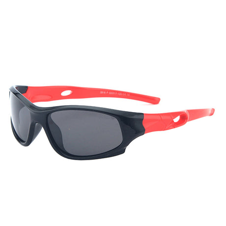 Polarized Sports Glasses Junior Unisex - White&amp;Red