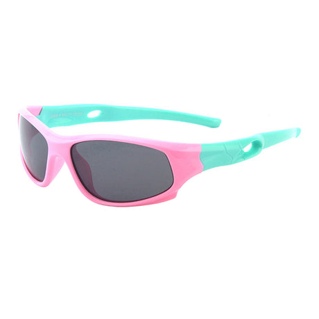 Polarized Sports Glasses Junior Unisex - White&amp;Red