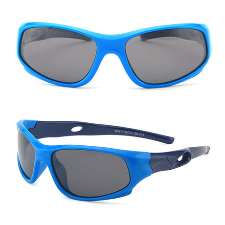 Polarized Sports Glasses Junior Unisex - White&amp;Red