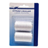 Sewing thread 2pk 800m Black/White