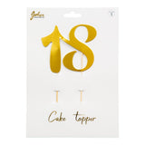 Cake Decoration Numbers Gold