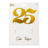 Cake Decoration Numbers Gold