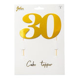 Cake Decoration Numbers Gold