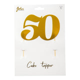 Cake Decoration Numbers Gold