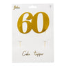 Cake Decoration Numbers Gold
