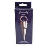 Wine Cork Ball &amp; Ring Steel 9cm