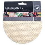 Anti-slip mat Round 4pk 14cm